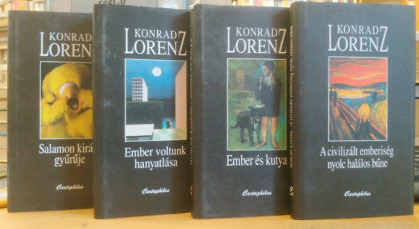 Konrad Lorenz - 4 db Konrad Lorenz: A civilizált emberiség nyolc halálos bűne + Ember és kutya + Ember voltunk hanyatlása + Salamon király gyűrűje