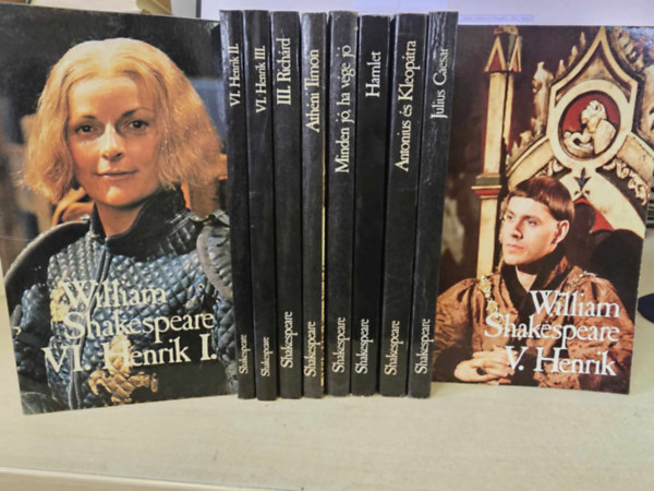 Wiliam Shakespeare - 10 db BBC ktet, 8 m KNYVMENT AJNLAT: VI. Henrik I-III.+ III. Richrd+ Athni Timon+ Minden j, ha vge j+ Hamlet+ Antonius s Kleoptra+ Julius Caesar+ V. Henrik