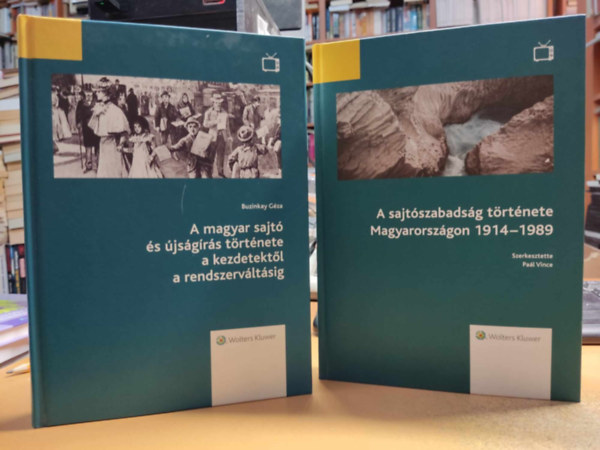 Pal Vince  Buzinkay Gza (szerk.) - a magyar sajt s jsgrs trtnete a kezdetektl a rendszervltsig + A sajtszabadsg trtnete Magyarorszgon 1914-1989 (2 ktet)