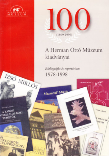 Cs�k Levent�n�; Hideg �gnes - A Herman Ott� M�zeum kiadv�nyai (Bibliogr�fia �s repert�rium 1978-1998.)