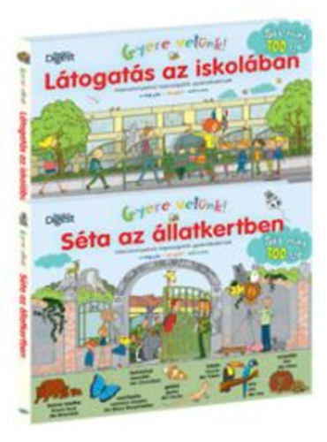 Ltogats az iskolban + Els kpes sztram - Magyar-nmet - 60 matricval