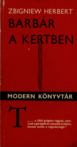 Zbigniew Herbert Gimes Rom�na ford. - Barb�r a kertben