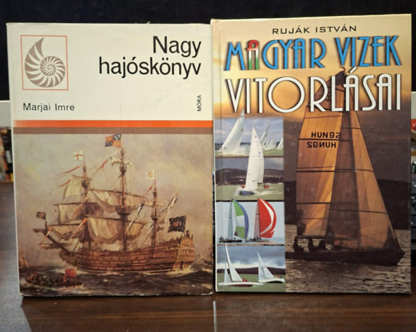 Marjai Imre Ruják István - 2 db kötet: Magyar vizek vitorlásai + Nagy hajóskönyv