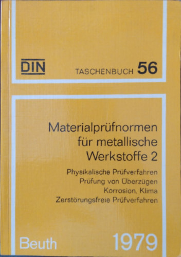 DIN Deutsches Institut fr Normung e.V. - Metalprfnormen fr metallische Werkstoffe 2