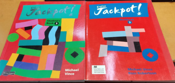 Michael Vince - Ross Robertson - 2 db English Jackpot! 3 - Workbook + Student's Book
