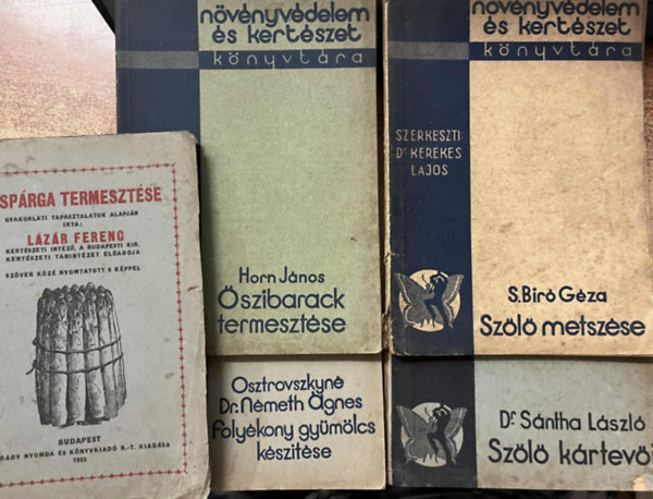 Dr. Lzr Ferenc Kerekes Lajos - 5 db  kertszeti/ termesztsi ktet