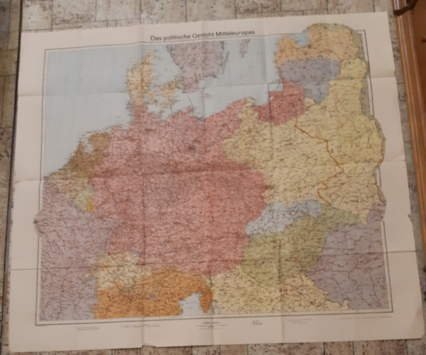 Das politische Gesicht Mitteleuropas. Maßstab: 1: 2 000 000
