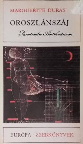 P�r Judit  Marguerite Duras (szerk.), Farkas M�rta (ford.) - Oroszl�nsz�j - Eur�pa Zsebk�nyvek 295. (saj�t k�ppel!)