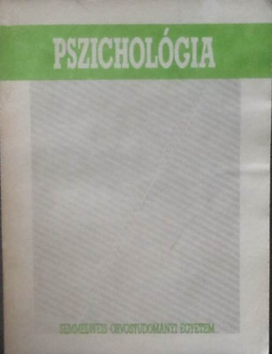 Dr. Popper Péter (szerk.) - Az orvosi pszichológia speciális kérdései (1800 példányszám)