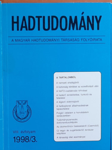 Hadtudom�ny 1998/3.