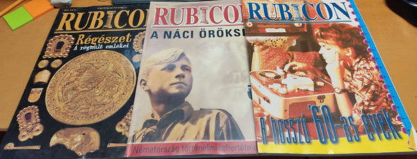 Rcz rpd (fszerk.) - 3 db Rubicon, trtnelmi folyirat, szrvnyszmok