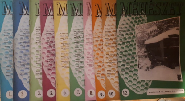 9db M�h�szet foly�irat XXX. �vfolyam 1982. (1-3,5-10,12)