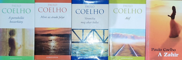 Paulo Coelho - 5db Paulo Coelho reg�ny - A portobell�i boszork�ny, Mint az �rad� foly�, Veronika meg akar halni, Alef, A Zahir