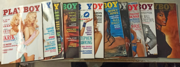 Playboy 1990. 1-12. teljes els vfolyam 12 lapszm