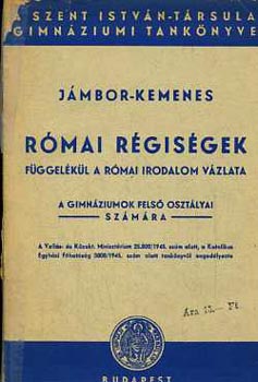 Dr. J�mbor-Dr. Kelemen - R�mai r�gis�gek