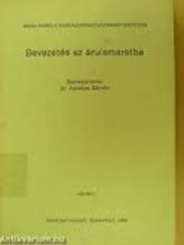 Bevezet�s az �ruismeretbe II. - Bevezet�s a kereskedelmi f�ldrajzba