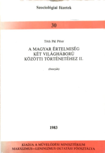 TTH PL PTER - A MAGYAR RTELMISG KT VILGHBOR KZTTI TRTNETHEZ II.