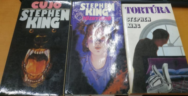 Stephen King - 3 db Stephen King: Cujo + Tortra + Tzgyjt