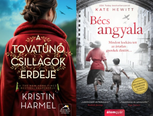 Kristin Harmel, Kate Hewitt, Kristin Harmel, Kristin Harmel, Kristin Harmel Kate Hewitt - 2 db megható könyv a holokausztról: Bécs angyala + A tovatűnő csillagok erdeje