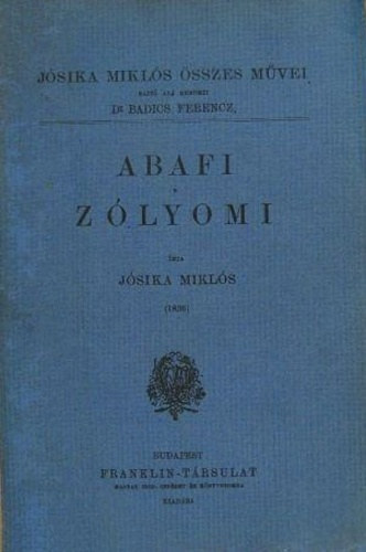 J�sika Mikl�s - Abafi-Z�lyomi