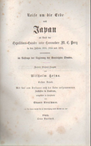 Wilhelm Heine - Reise um die Erde nach Japan (1856)