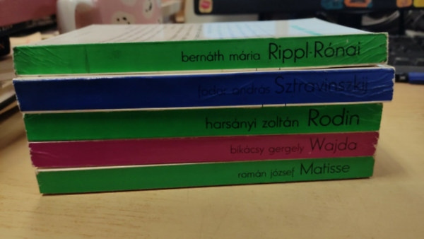 Szemtől szemben sorozatból csomag: Rippl-Rónai + Sztravinszkij + Rodin + Wajda + Matisse