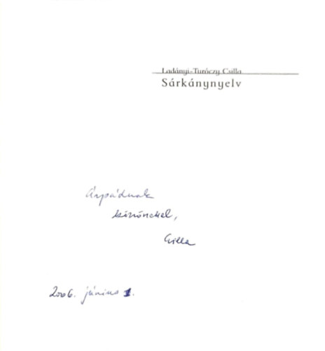 Ladányi-Turóczy Csilla - Sárkánynyelv