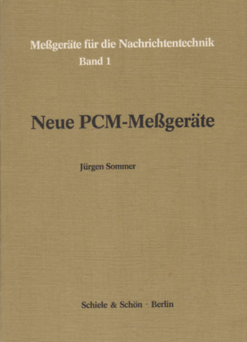 J�rgen Sommer - Neue PCM-Messgerate