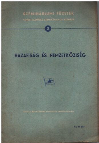Hazafisg s nemzetkzisg