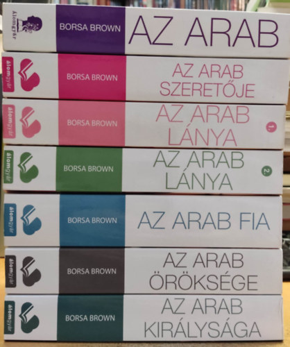 Borsa Brown - 7 db Borsa Brown: Az Arab + Az Arab lánya 1-2. + Az Arab fia + Az Arab szeretője + Az Arab öröksége + Az arab királysága