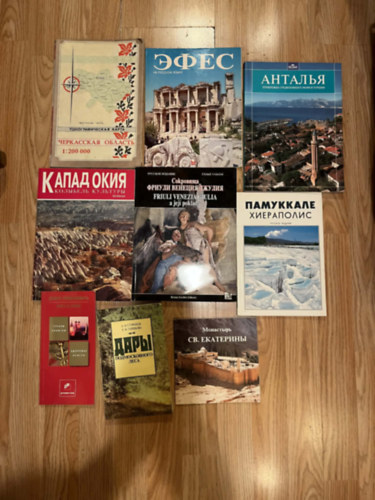 �tik�nyvekb�l, t�rk�pek :Ukrajna,Epheszosz,Antalya,Kappad�kia,Friuli-Venezia Giulia kincsei,Pamukkale - Hierapolis,Szent Katalin-kolostor