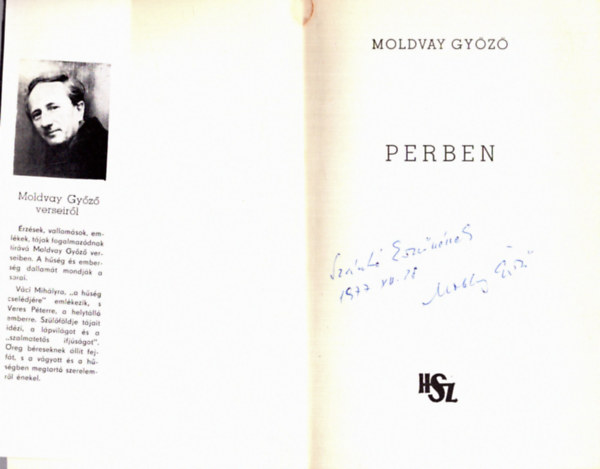 Moldvay Gy�z� - Perben- dedik�lt- versek