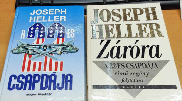 Joseph Heller - A 22-es csapdja + Zrra /A 22-es csapdja cm regny folytatsa/(2 m)