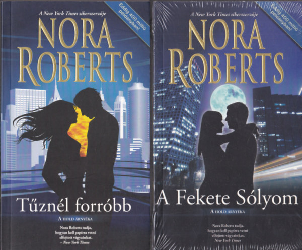 Nora Roberts - 2db "A Hold rnyka" - Tznl forrbb + A Fekete Solym