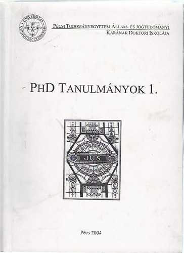 dr. �d�m Antal - PHD tanulm�nyok 1.