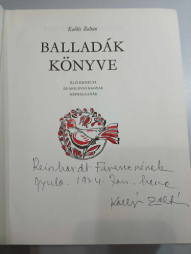 Kalls Zoltn - Balladk knyve