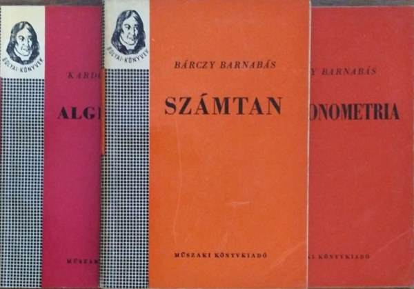 Bárczy Barnabás - Kardos Gyula - Bolyai Könyvek könyvcsomag (3 kötet)