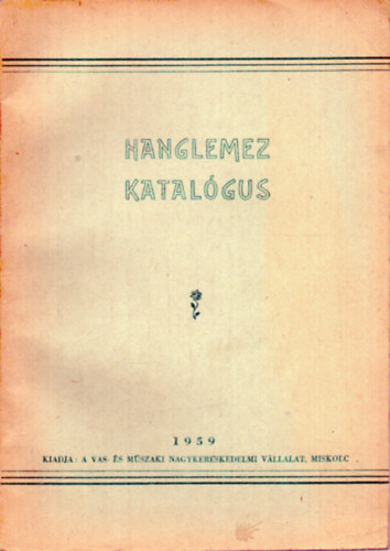 Hanglemez katalgus