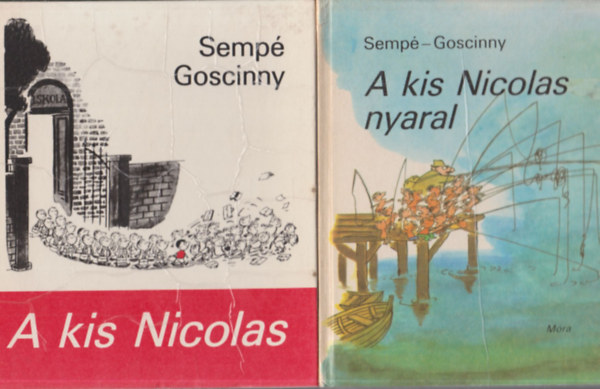Semp-Goscinny - 2 db I. kiads gyermekknyv: A kis Nicolas + A kis Nicolas nyaral