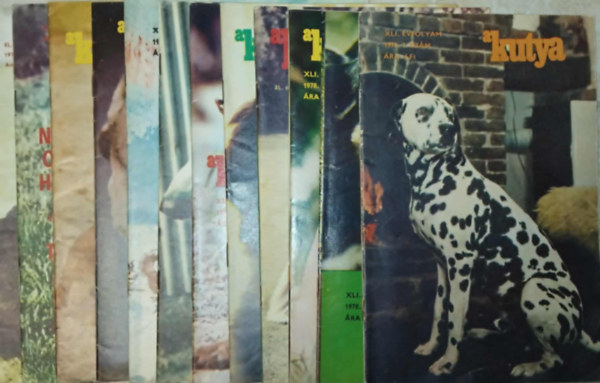 SZERKESZT  Veress Istvn - 12 db A Kutya magazin : 1978 2.szm - 1978 3. szm - 1978 4. szm - 1977 7. szm - 1977 8. szm - 1977 9. szm - 1977 3. szm - 1978 1. szm - 1977 11. szm - 1977 12. szm - 1977 5. szm - 1977 6. szm