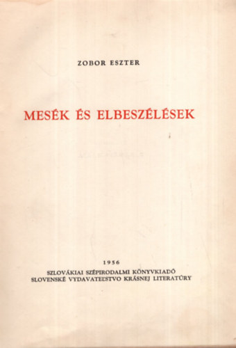 Zobor Eszter - Mes�k �s elbesz�l�sek