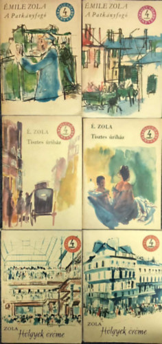 mile Zola - mile Zola Olcs knyvtr knyvcsomag: A patknyfog 1-2. / Tisztes rihz 1-2. / Hlgyek rme 1-2.