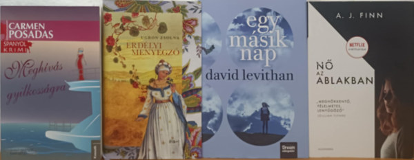 A. J. Finn, Ugron Zsolna, David Levithan Carmen Posada - Szórakoztató irodalmi könyvcsomag