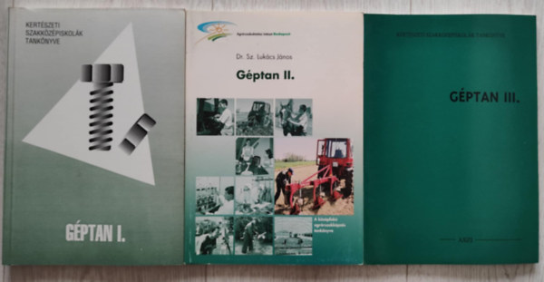 G�ptan I-III.  (Kert�szeti szakk�z�piskol�k tank�nyve)