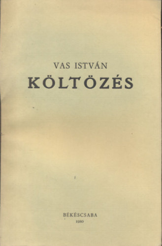 Vas Istv�n - K�lt�z�s (Sz�mozott, al��rt)