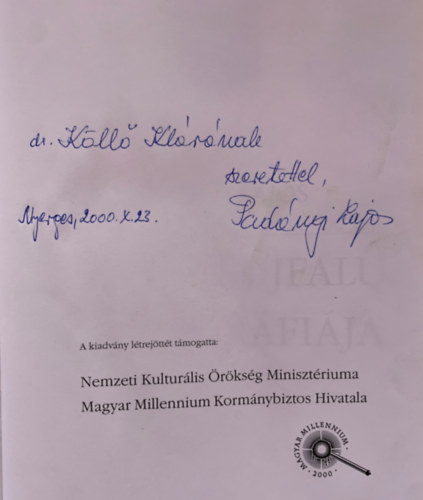 Pad�nyi Lajos - Nyerges�jfalu monogr�fi�ja