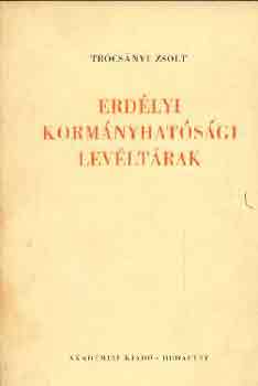 Tr�cs�nyi Zsolt - Erd�lyi korm�nyhat�s�gi lev�lt�rak