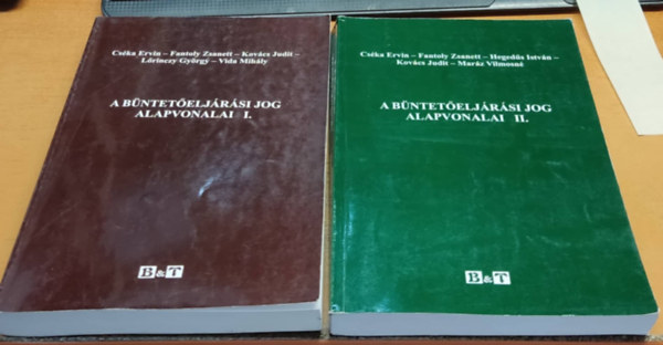 Bába és Társai Kiadó - A büntetőeljárási jog alapvonalai I-II. (2 kötet)