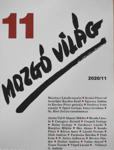 Majtényi László - Mozgó Világ 2020. november 46. évfolyam 11. szám