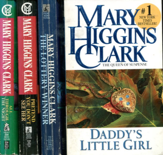 Mary Higgins Clark - 4 db Mary Higgins Clark kötet - angol nyelvű